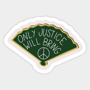 Avatar Kyoshi Quote Sticker